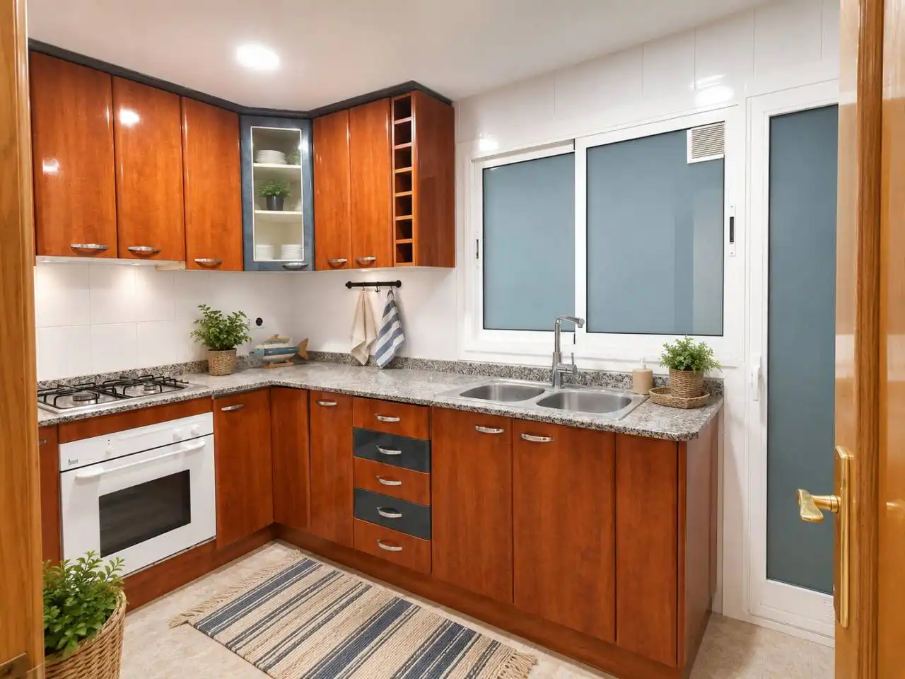 Cocina de Piso en venta en Montornès del Vallès con Calefacción, Parquet y Balcón