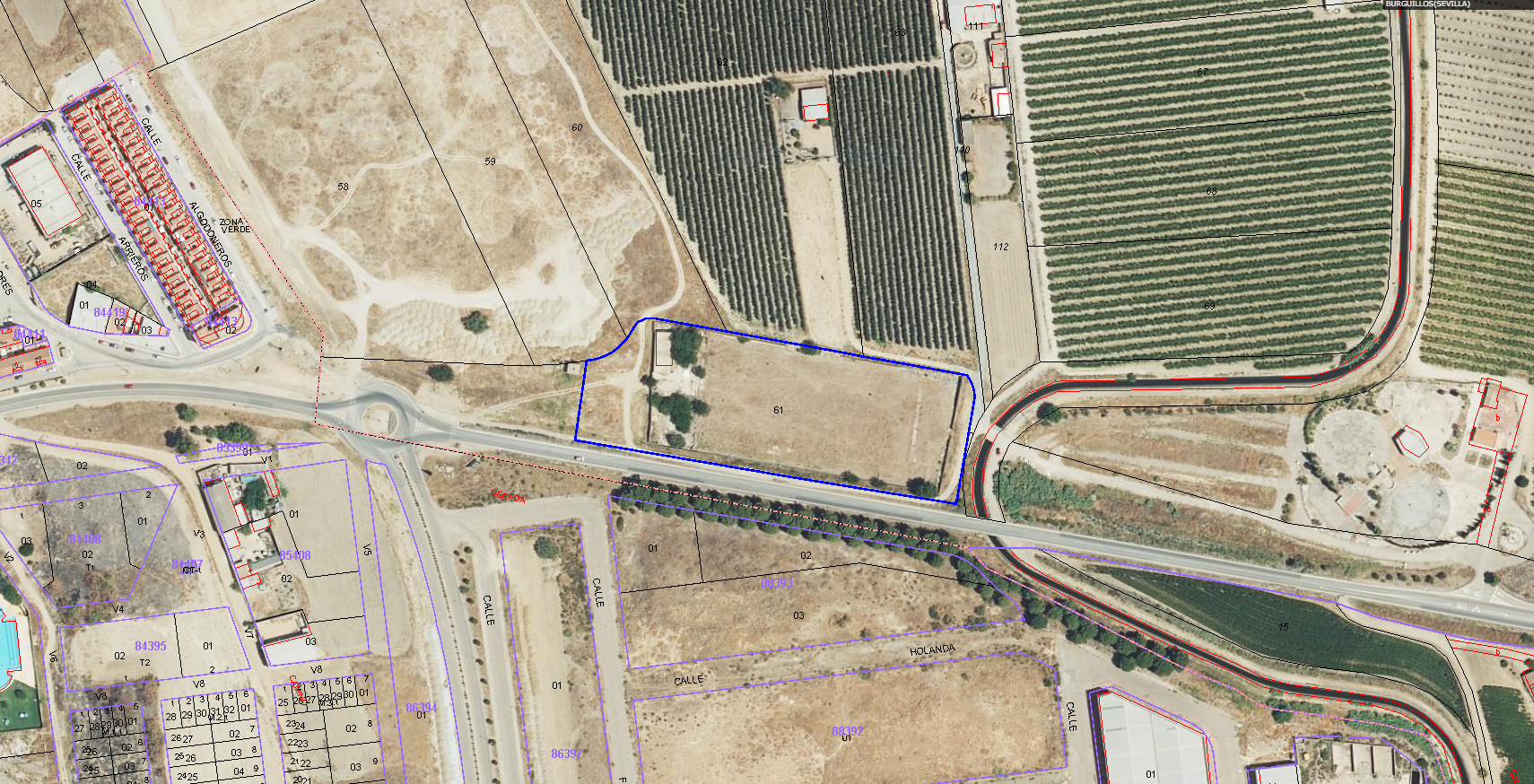 Terreny industrial en venda en Burguillos