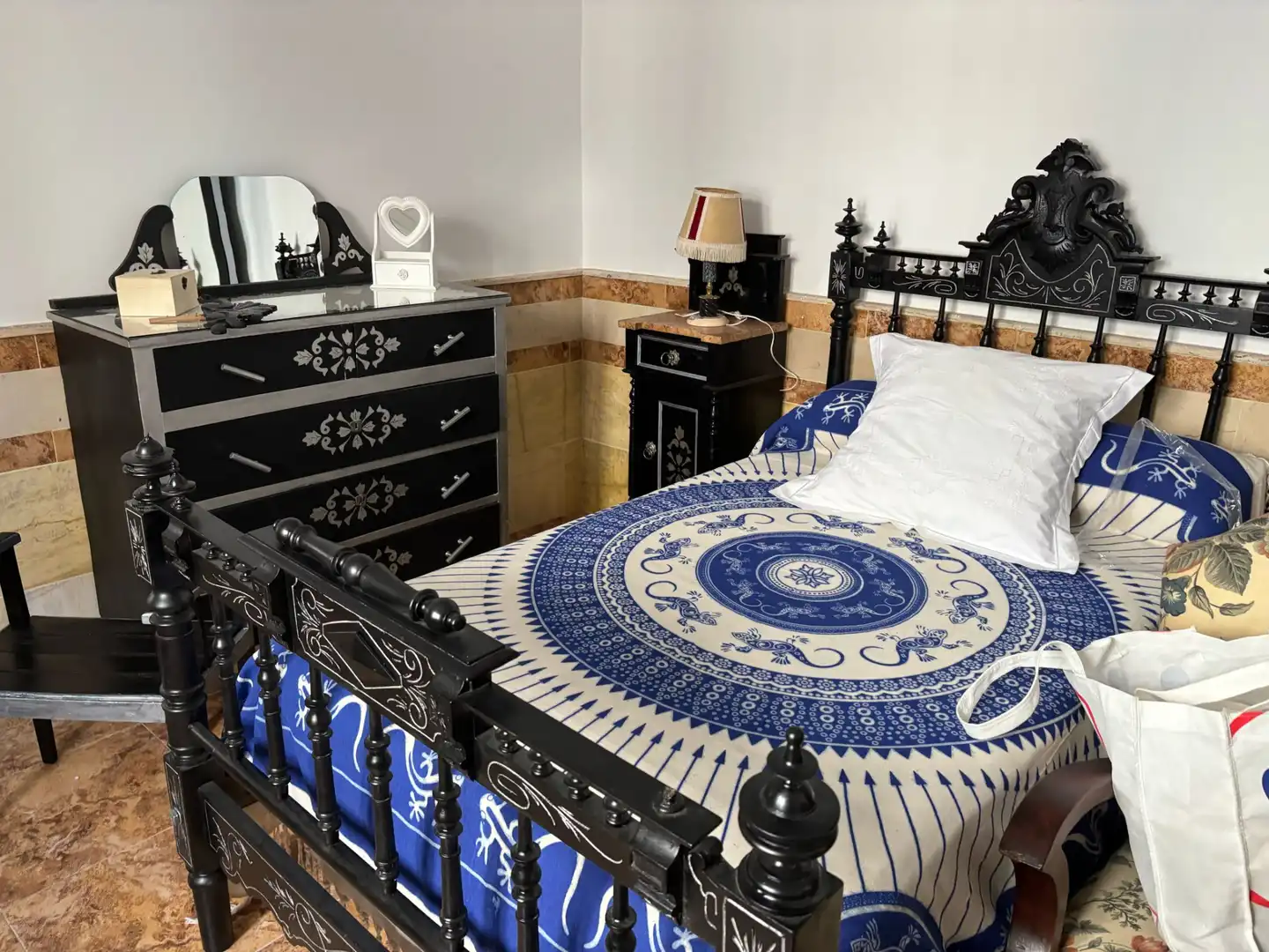 Bedroom of Houses for rent in Villarrobledo  with Terrace, Furnished and Oven