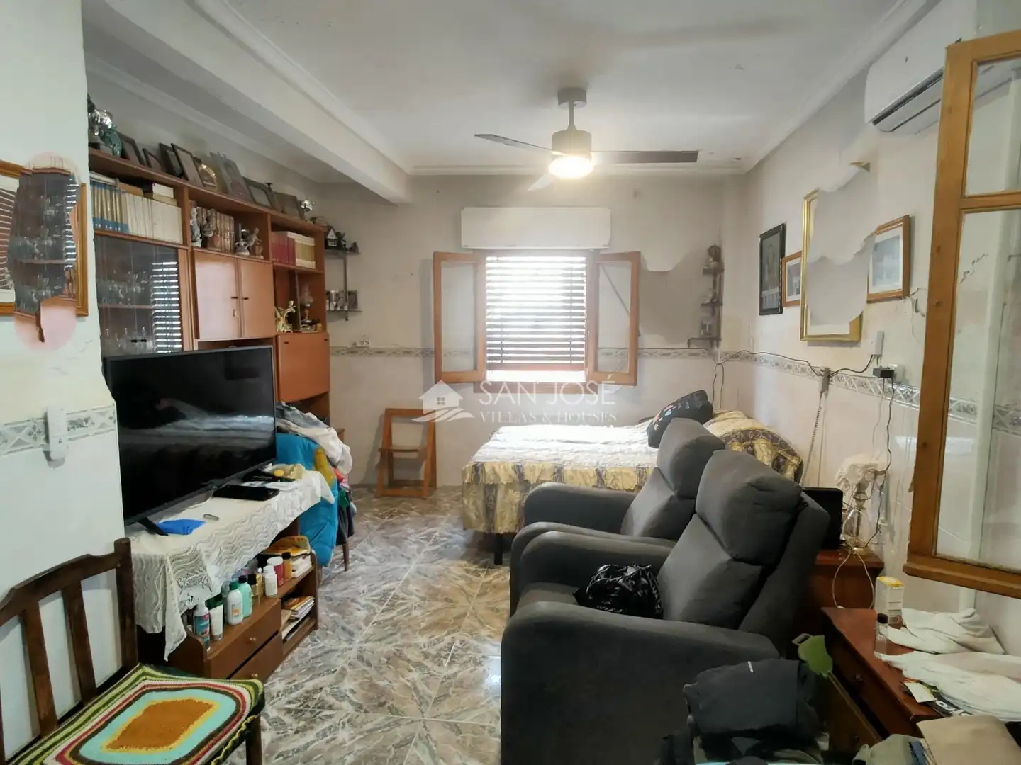 Wohnzimmer von Haus oder Chalet zum Verkauf in Aspe mit Heizung und Terrasse
