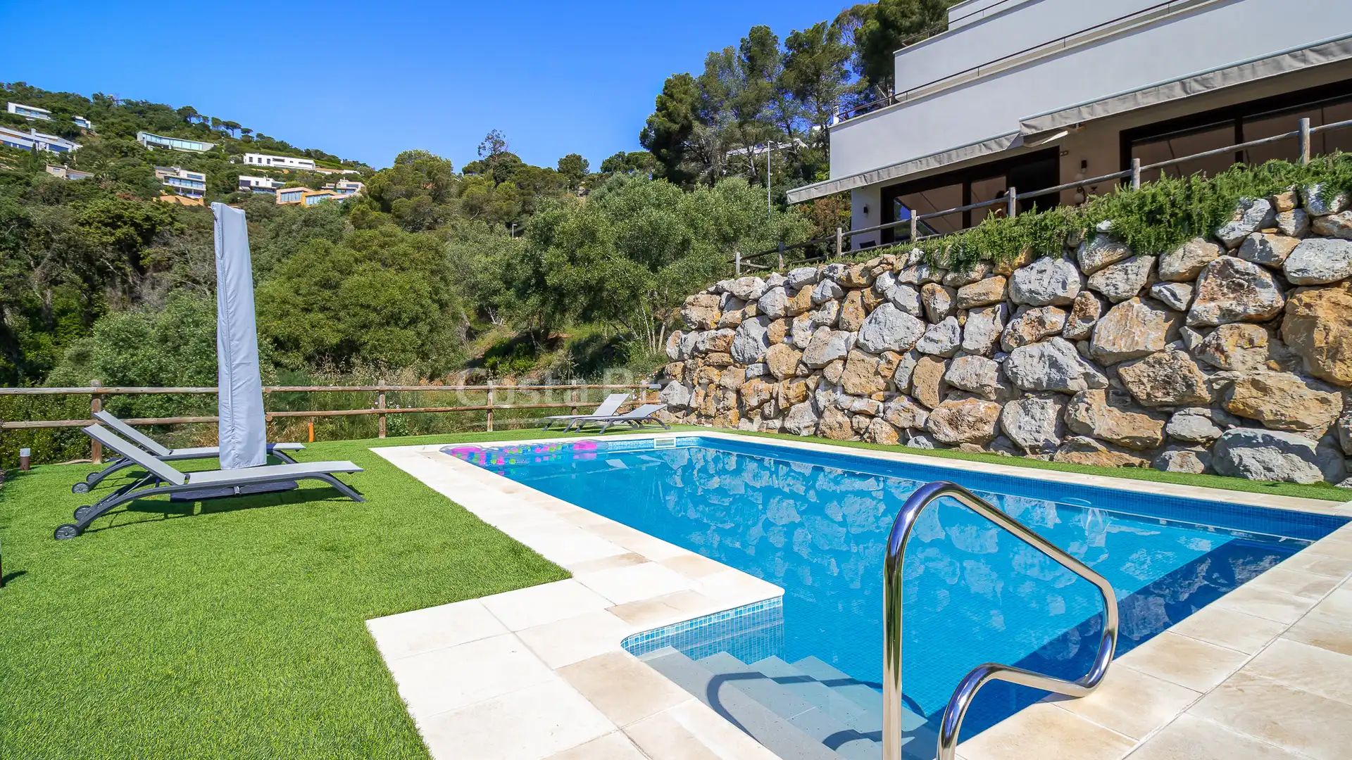 Swimming pool of Houses for sale in Begur  with Air Conditioner, Heating and Private garden
