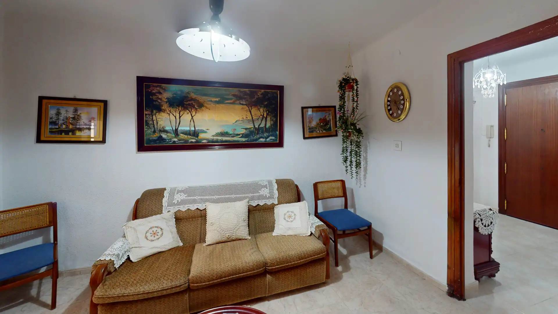 Sala de estar de Piso en venta en Alicante / Alacant con Aire acondicionado y Amueblado