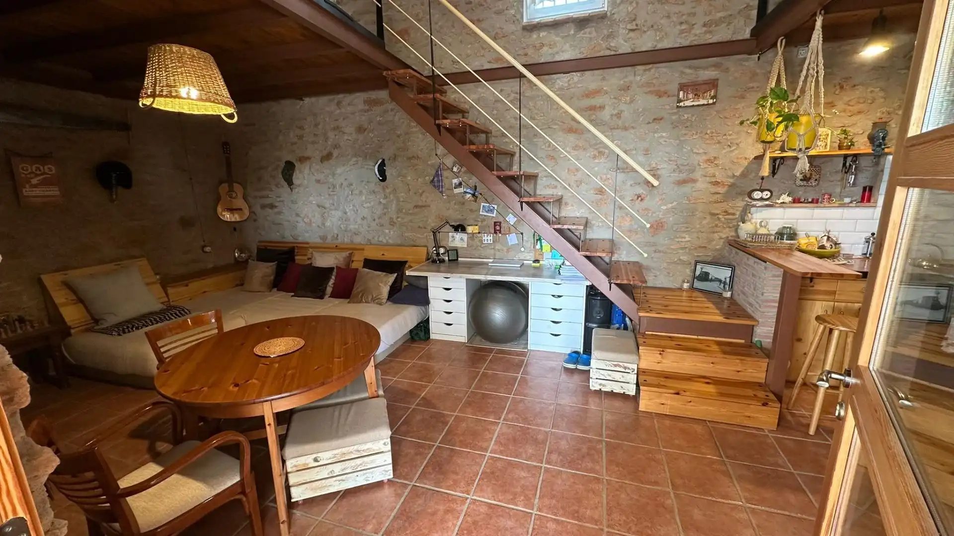 Cocina de Finca rústica en venta en Almazora / Almassora con Jardín privado, Terraza y Trastero