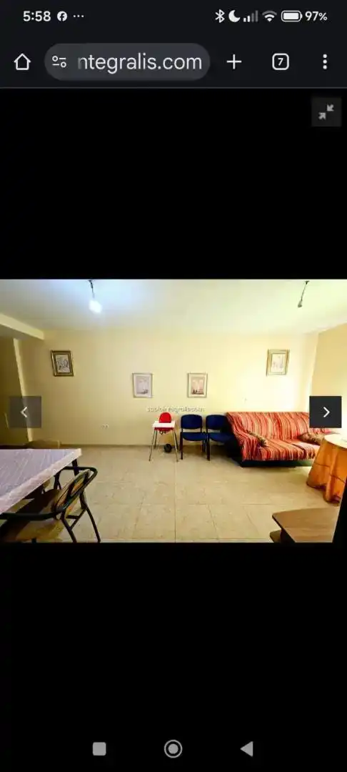 Sala de estar de Piso en venta en Rubite con Trastero, Amueblado y Balcón