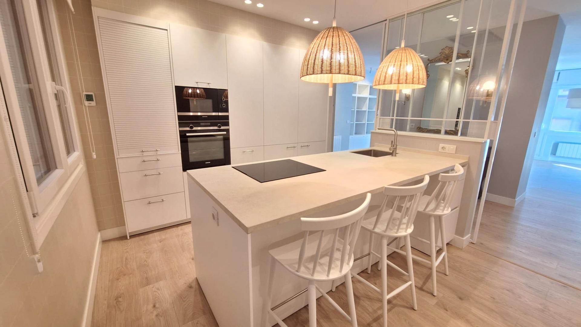 Cocina de Piso de alquiler en Bilbao  con Calefacción, Terraza y Trastero