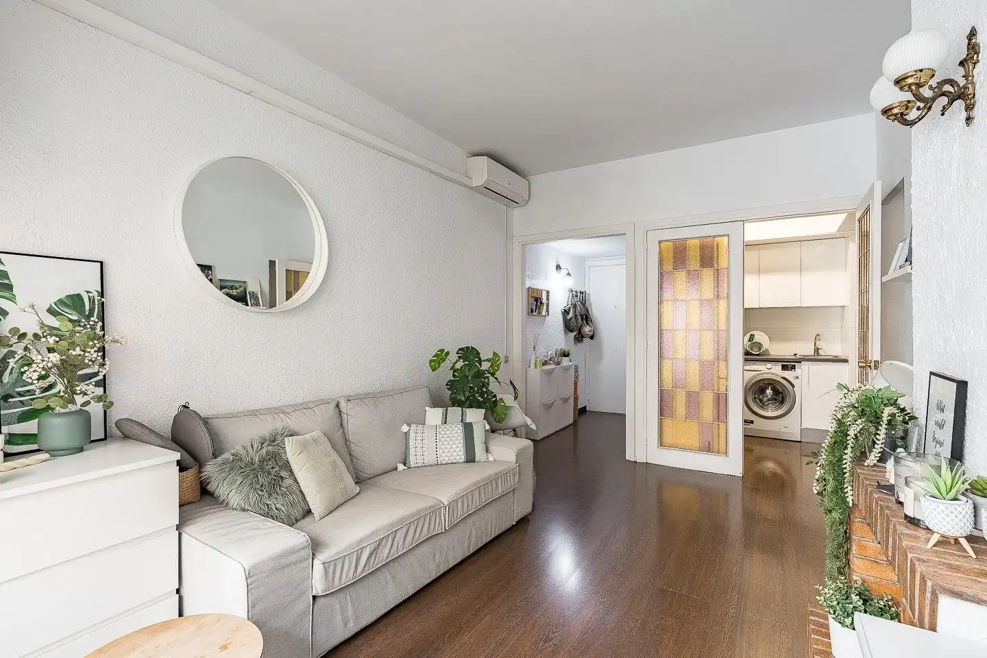 Sala de estar de Apartamento en venta en Sarrià - Sant Gervasi