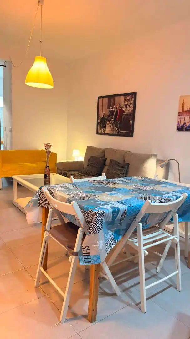 Living room of Apartments for rent in Granada  with Air Conditioner, Furnished and Washing machine