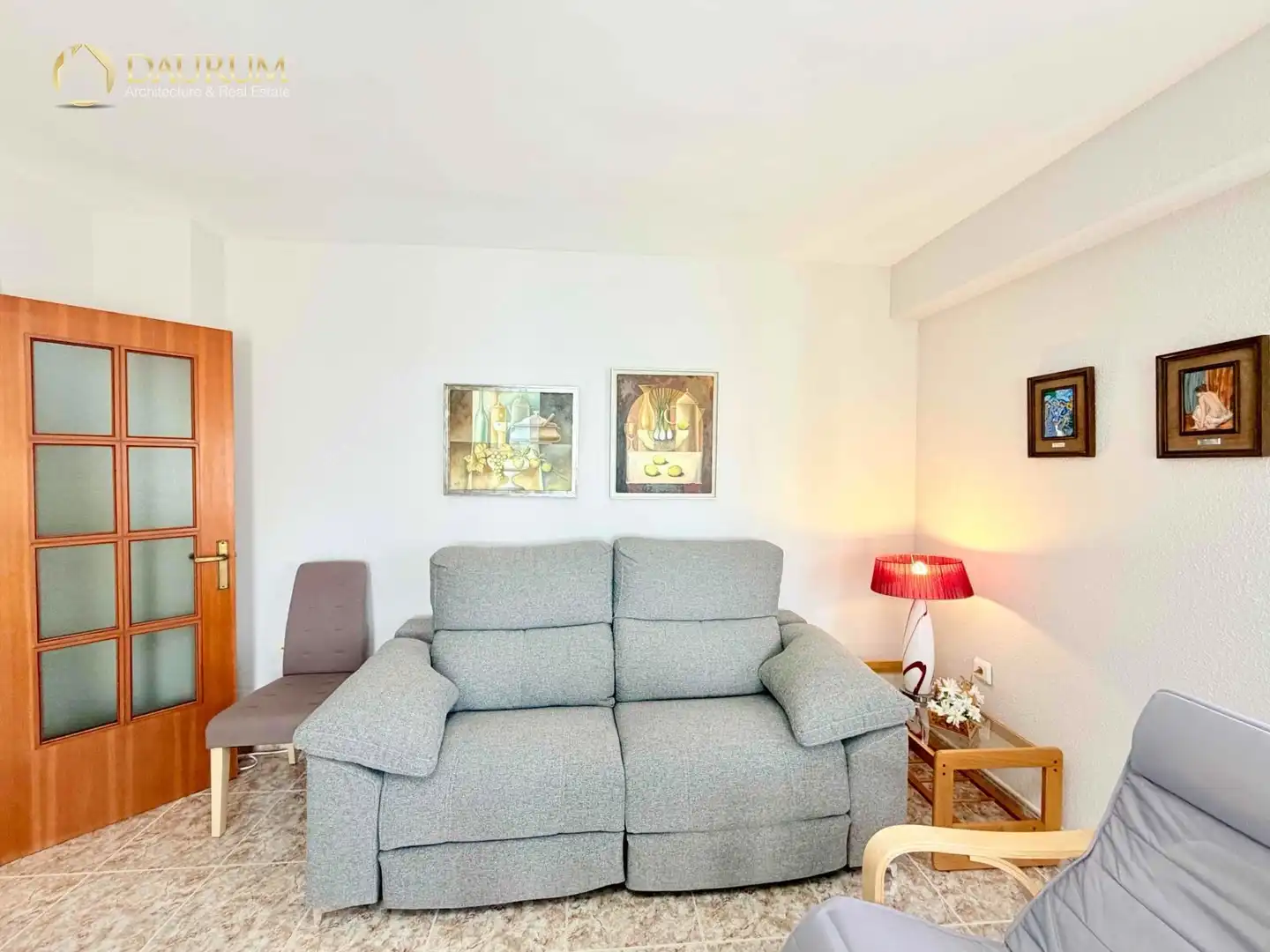 Sala de estar de Piso en venta en Sueca con Terraza y Amueblado