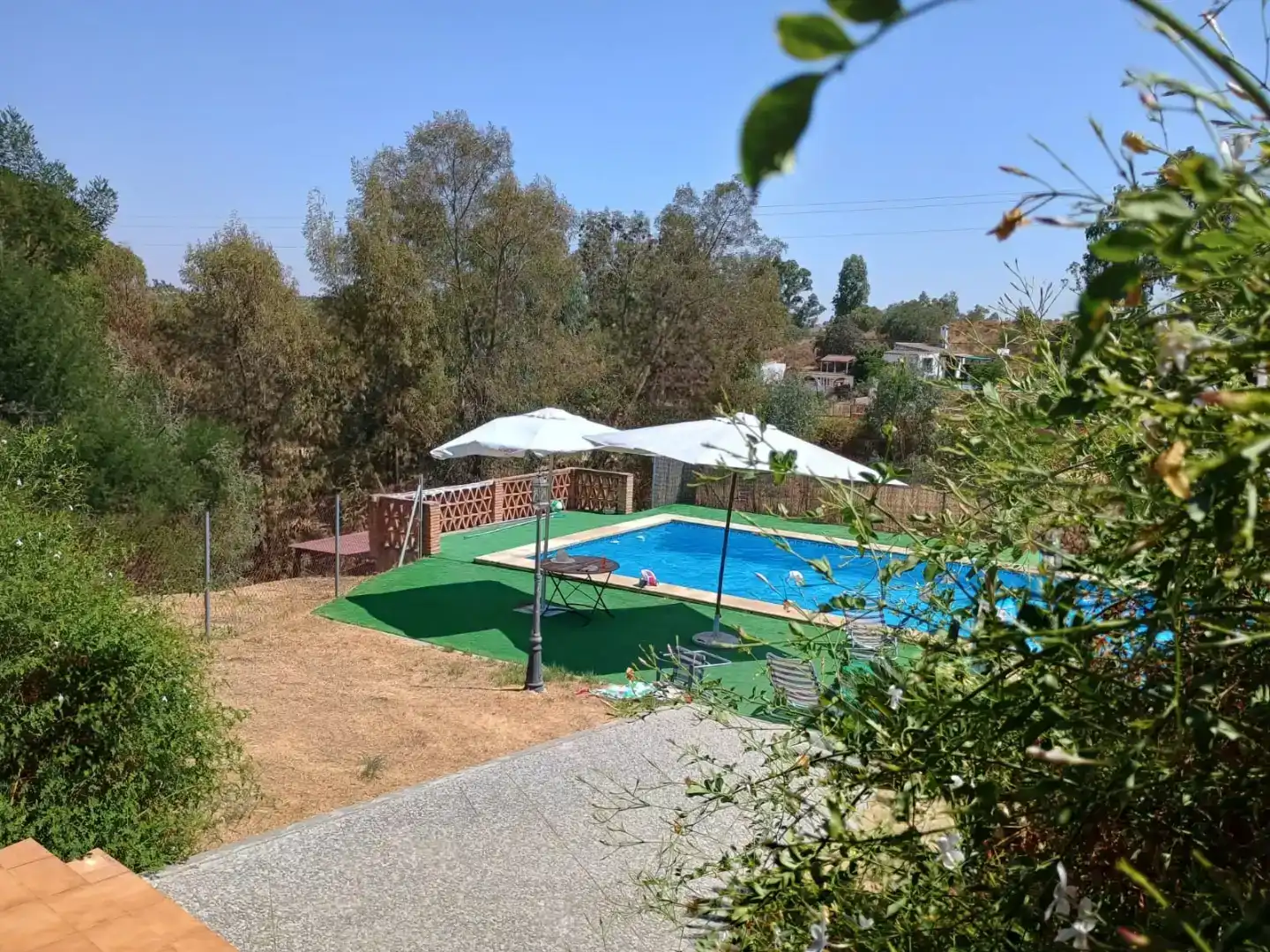 Piscina de Casa o xalet en venda en Trigueros amb Aire condicionat i Piscina