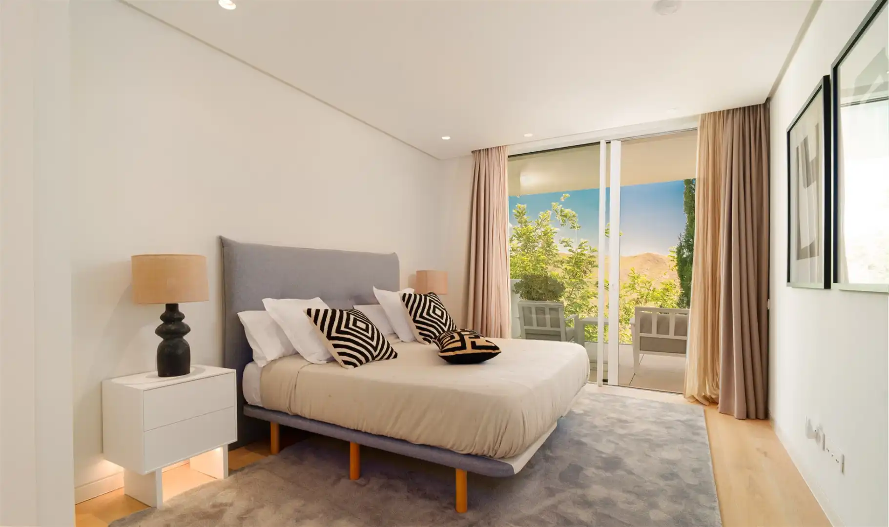 Habitación de Apartamento de alquiler en Ojén con Aire acondicionado, Calefacción y Terraza