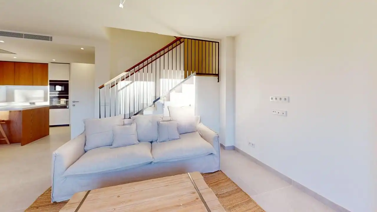 Living room of Houses for rent in Alaró  with Air Conditioner, Heating and Terrace