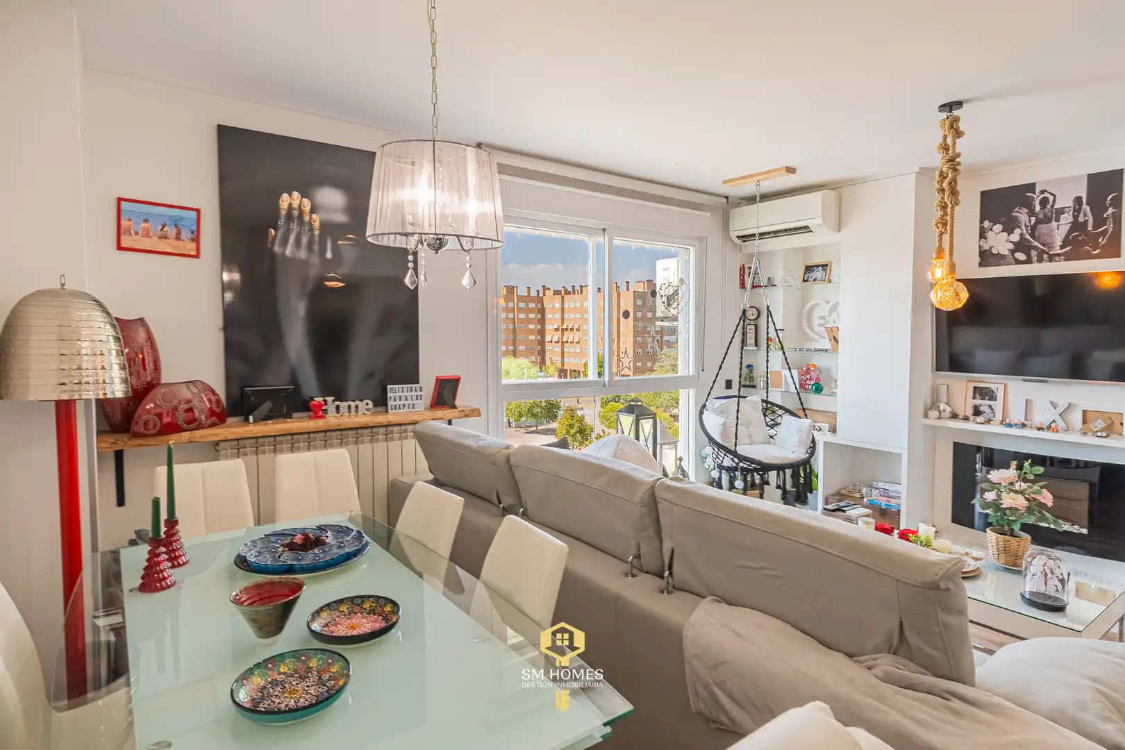 Living room of Flat for sale in Coslada  with Air Conditioner, Heating and Storage room