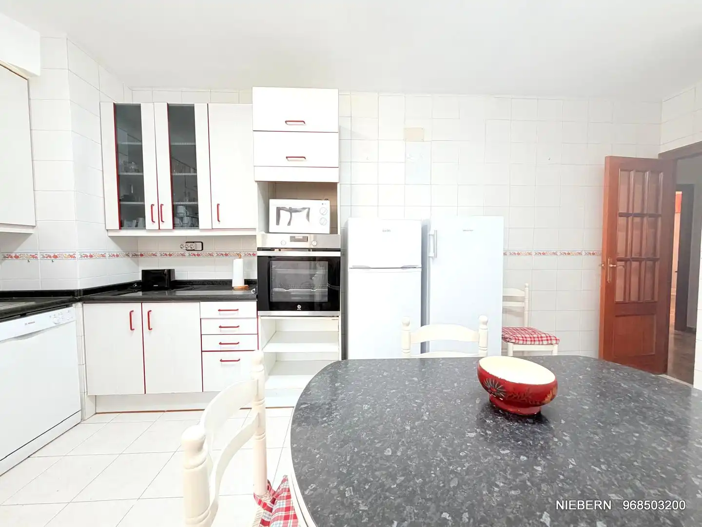 Kitchen of Flat for rent in Cartagena  with Furnished and Balcony