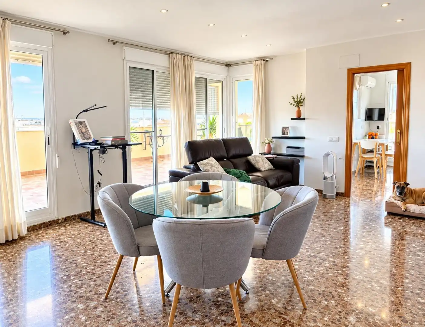 Sala d'estar de Àtic en venda en L'Alcúdia, Valencia