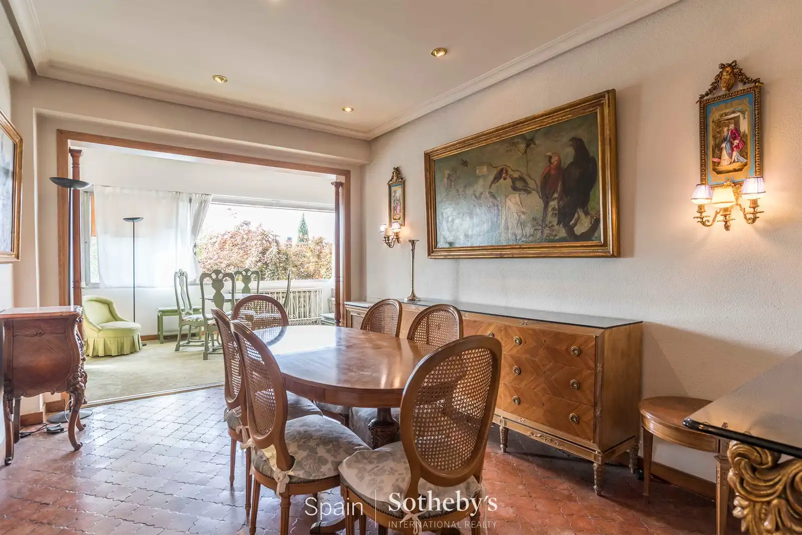 Comedor de Apartamento en venta en Madrid con Aire acondicionado, Calefacción y Jardín privado