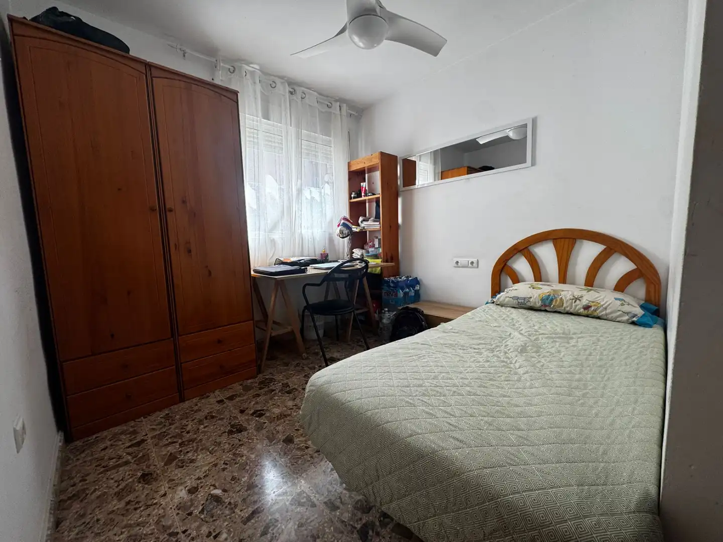 Bedroom of Flat for rent in San Vicente del Raspeig / Sant Vicent del Raspeig  with Terrace, Furnished and Oven