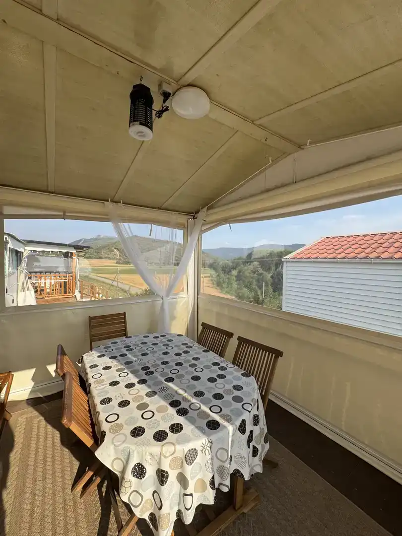 Terraza de Casa o chalet en venta en Frías con Aire acondicionado, Jardín privado y Piscina