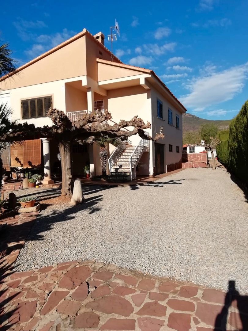 Exterior view of House or chalet for sale in Benicasim / Benicàssim  with Air Conditioner, Heating and Private garden