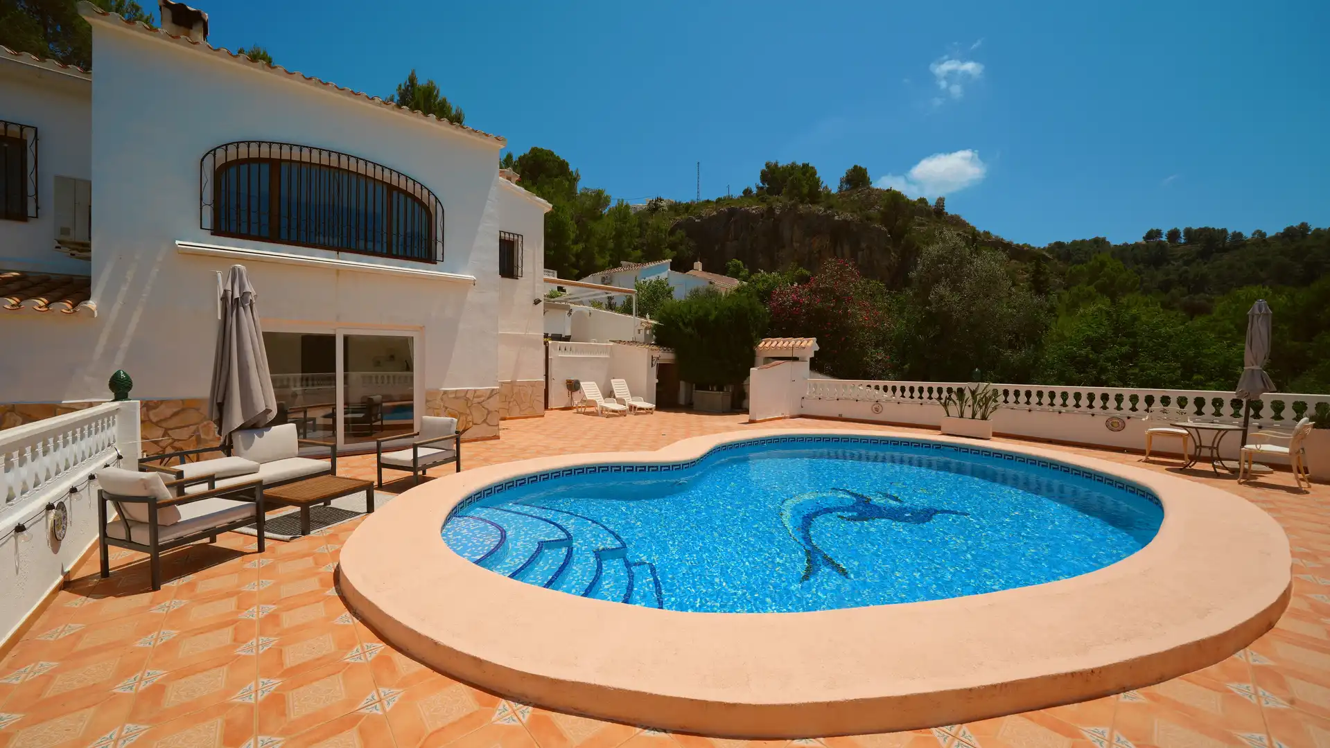 Swimming pool of Country homes for sale in Benidoleig, Alicante