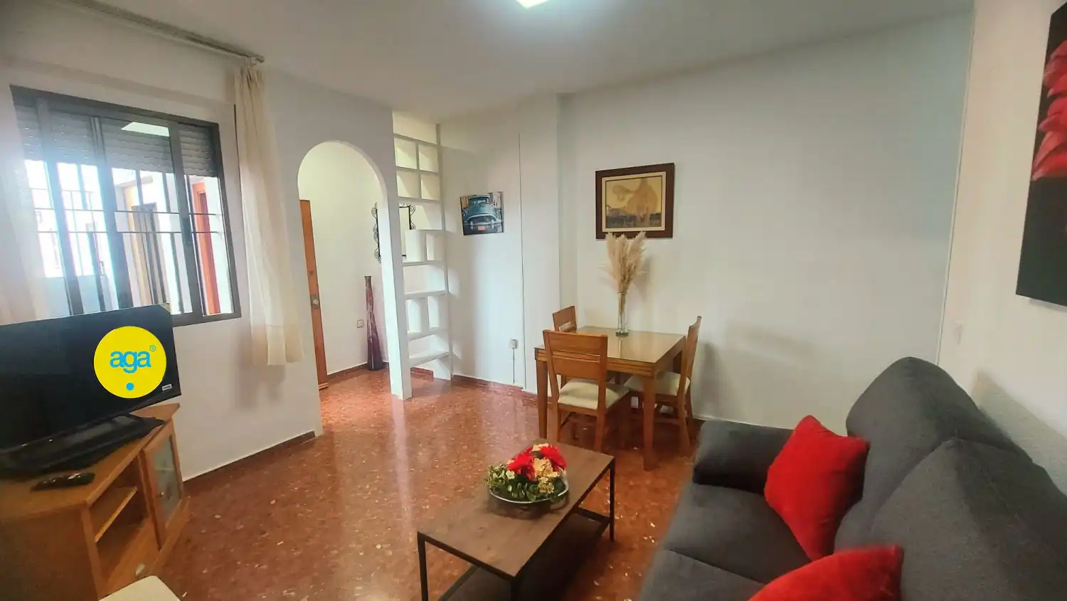 Sala de estar de Piso de alquiler en Jaén con Amueblado