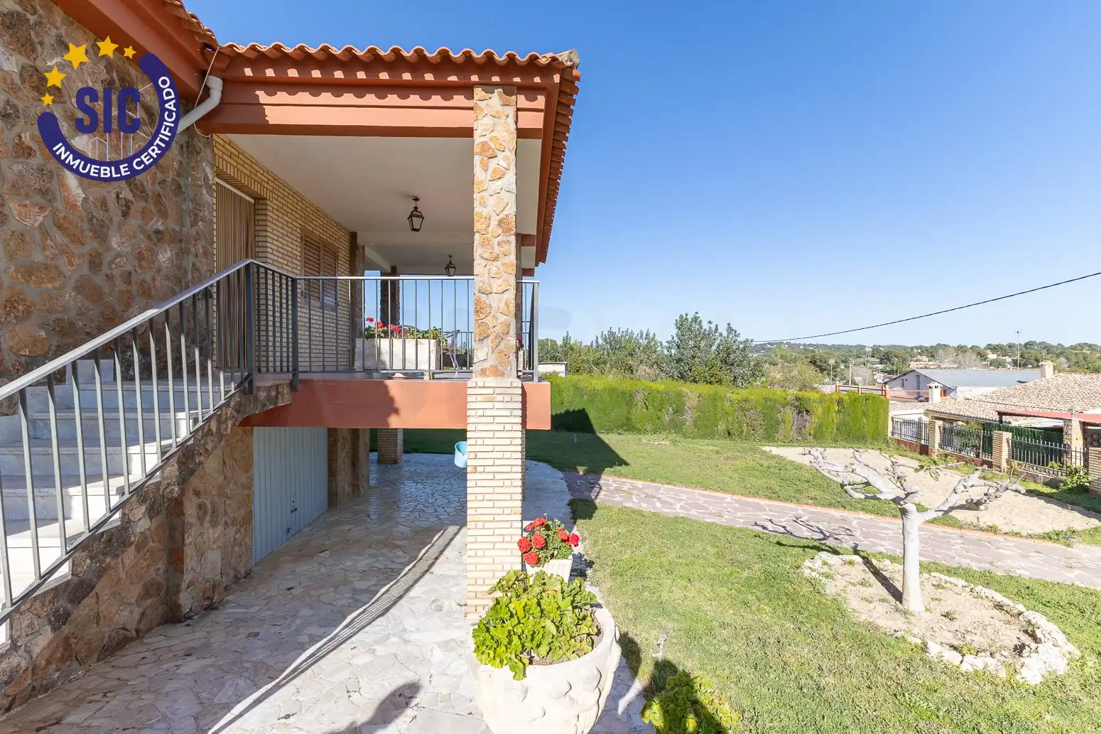 Terraza de Casa o chalet en venta en Chiva con Jardín privado