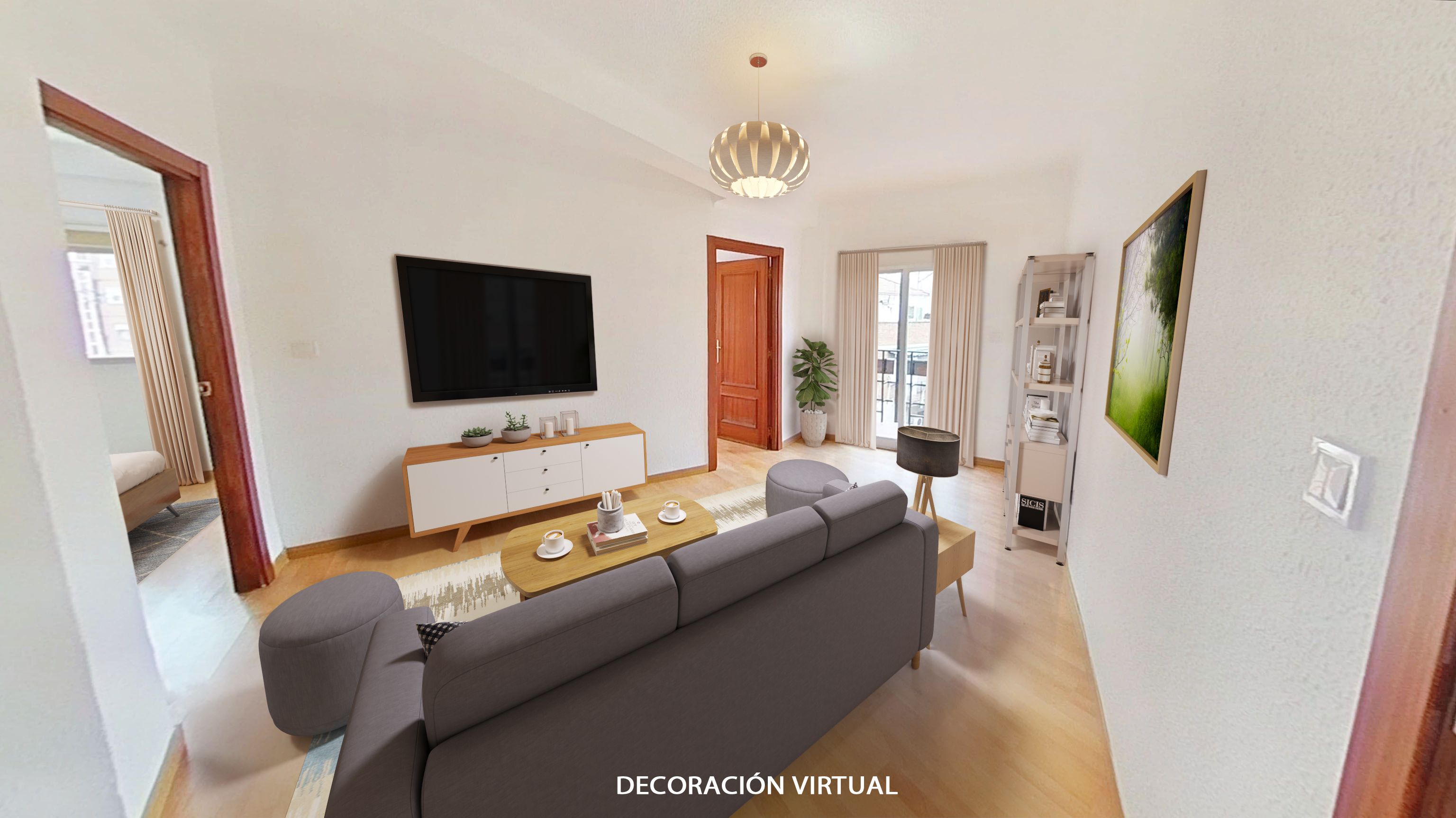 Living room of Flat to rent in  Madrid Capital  with Oven and Pets allowed