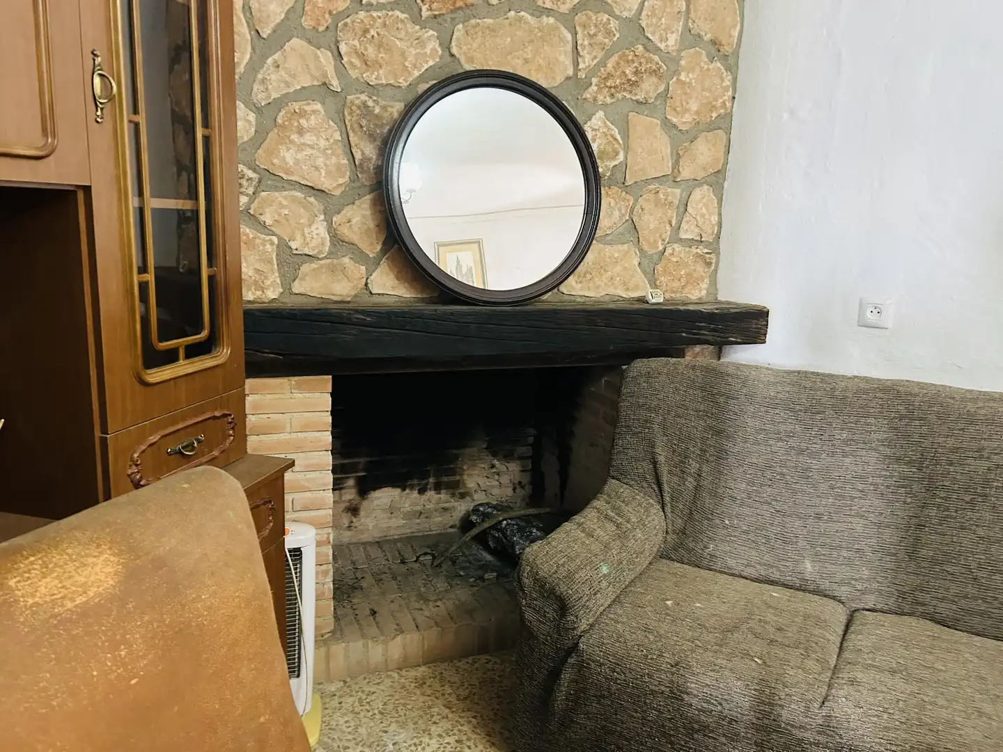 Sala d'estar de Casa adosada en venda en Las Navas de la Concepción
