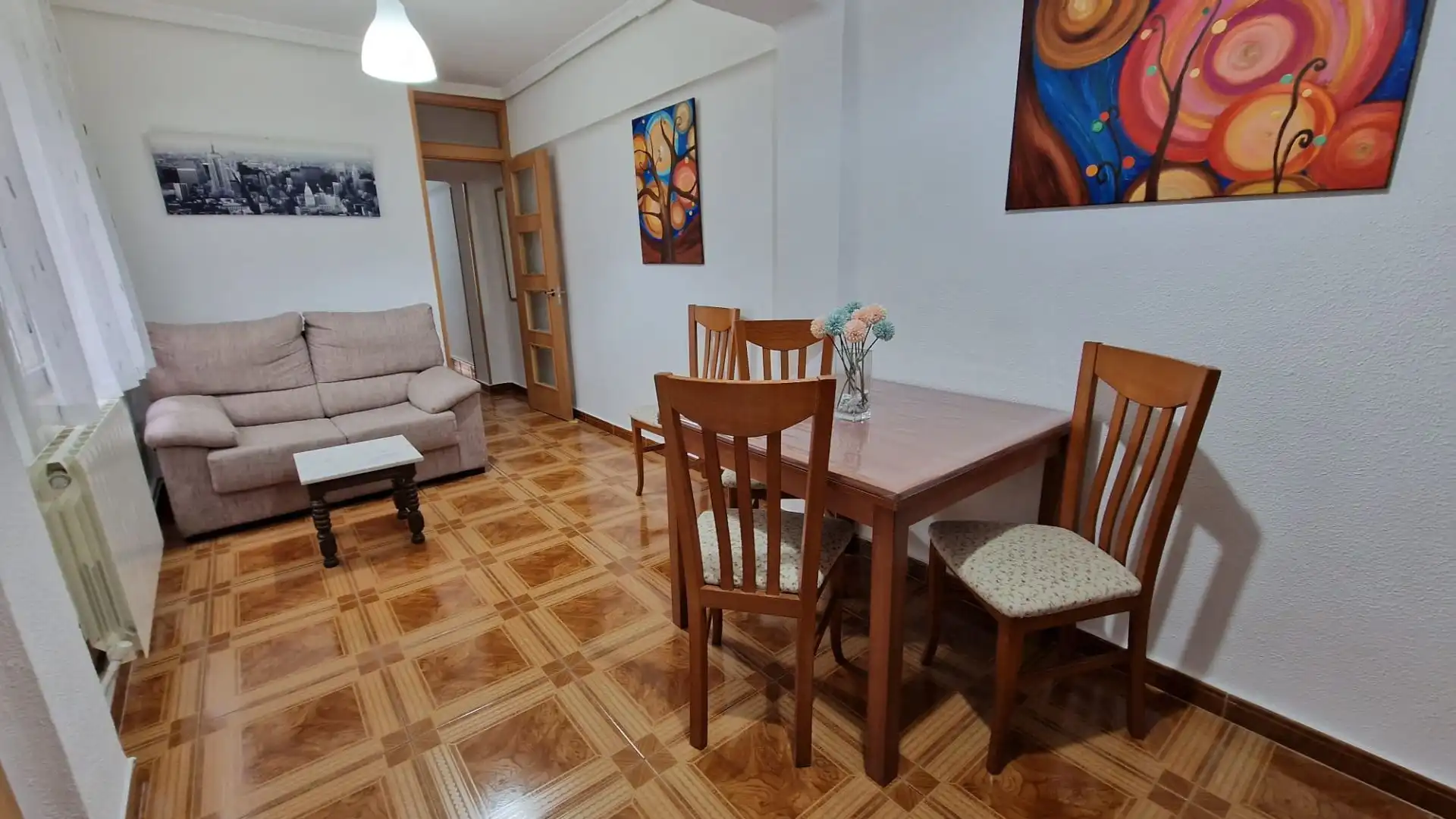 Sala de estar de Piso de alquiler en Salamanca con Calefacción y Amueblado