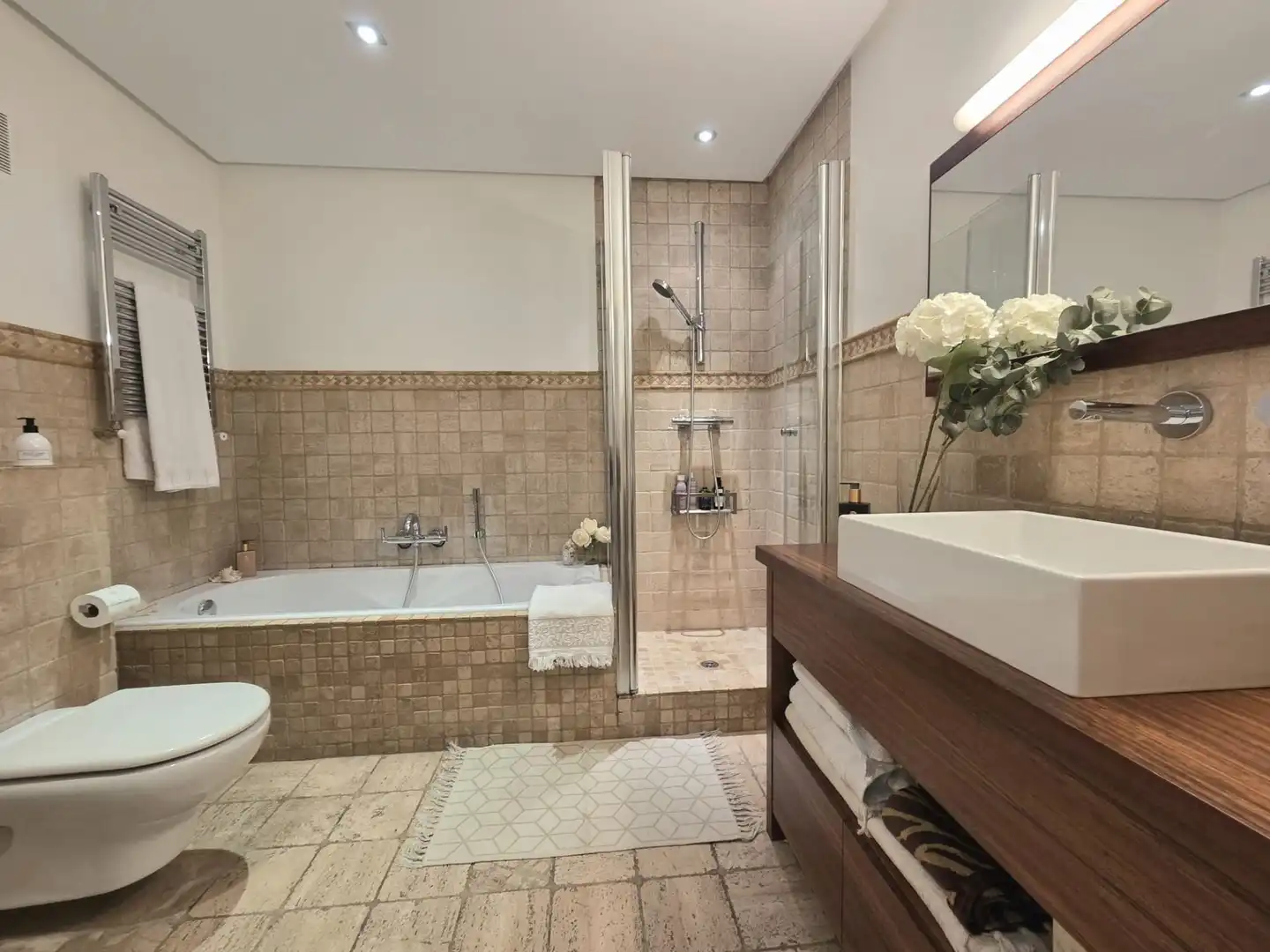 Badezimmer von Wohnung zur Miete in Picanya mit Klimaanlage und Heizung