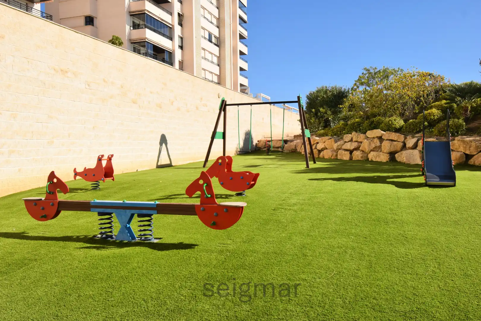 Jardí de Pis en venda en Villajoyosa / La Vila Joiosa amb Aire condicionat, Calefacció i Terrassa