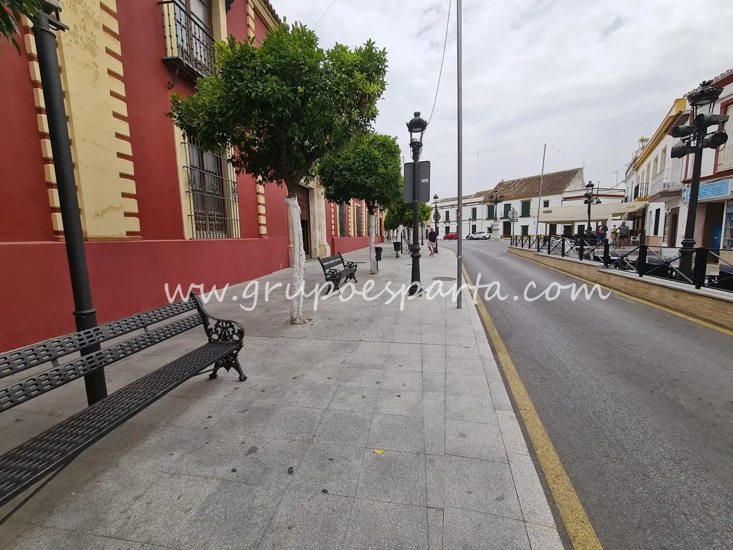 Vista exterior de Casa adosada en venta en Umbrete