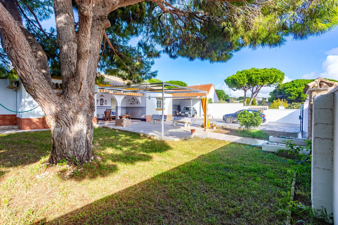 Garden of Houses for sale in Chiclana de la Frontera