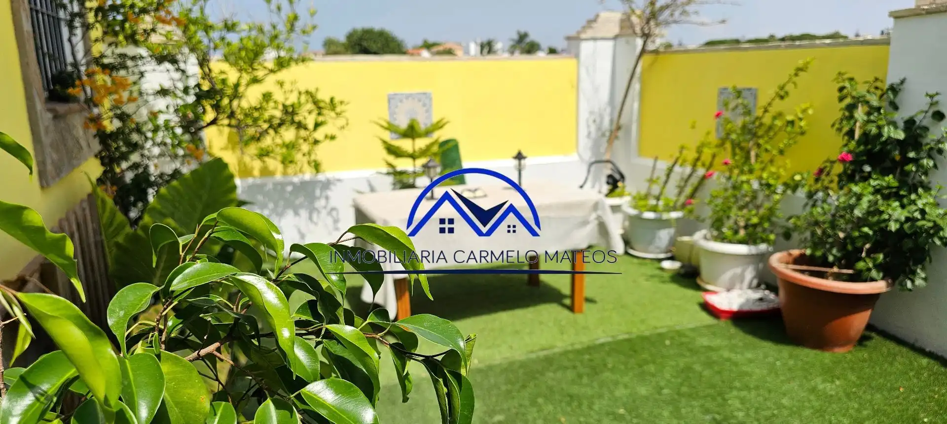 Terrace of Houses for rent in Sanlúcar de Barrameda  with Air Conditioner, Private garden and Storage room
