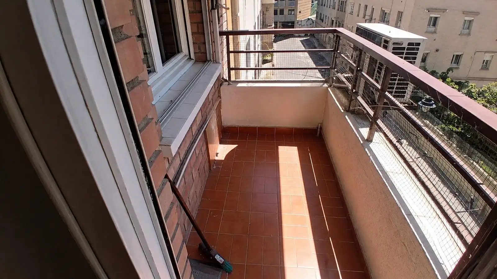 Terraza de Apartamento en venta en Lleida con Calefacción, Parquet y Amueblado