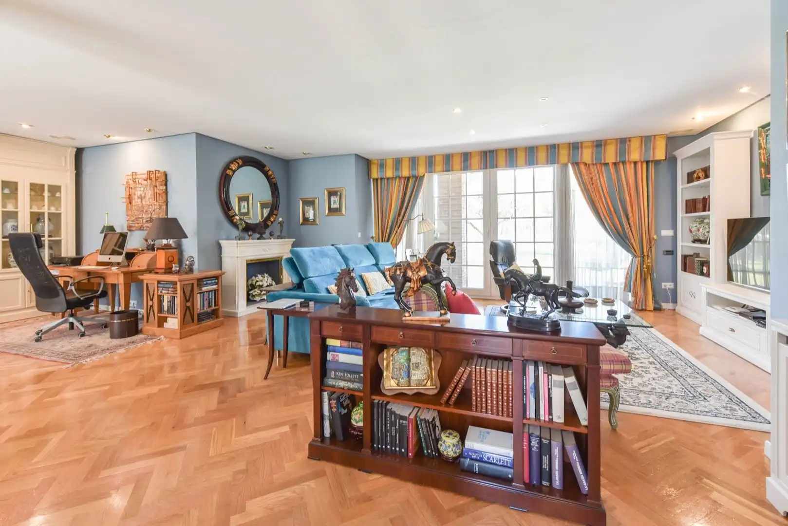 Sala de estar de Casa o chalet en venta en Tordesillas con Calefacción, Jardín privado y Parquet