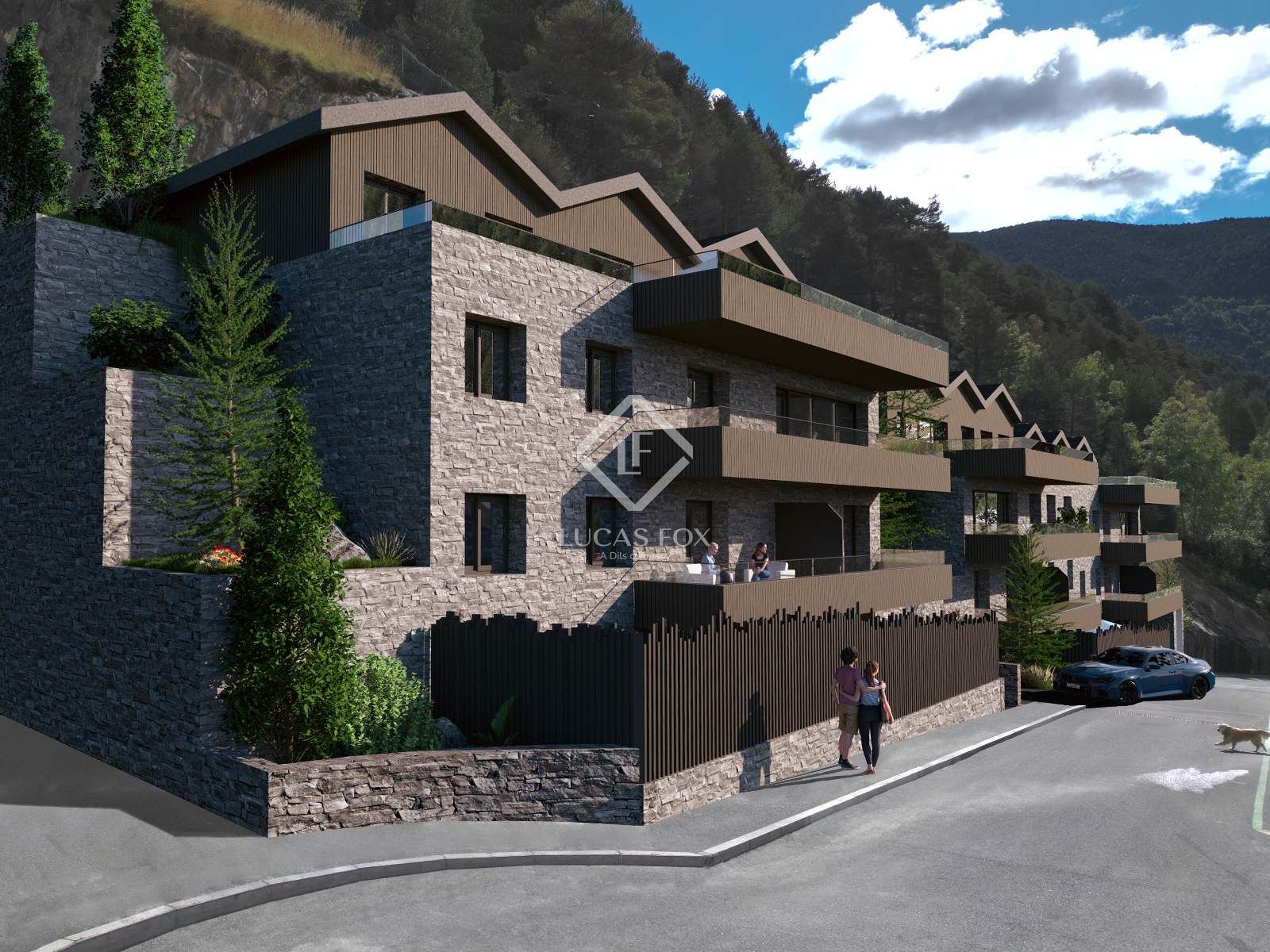 Vista exterior de Piso en venta en Ordino con Calefacción y Terraza