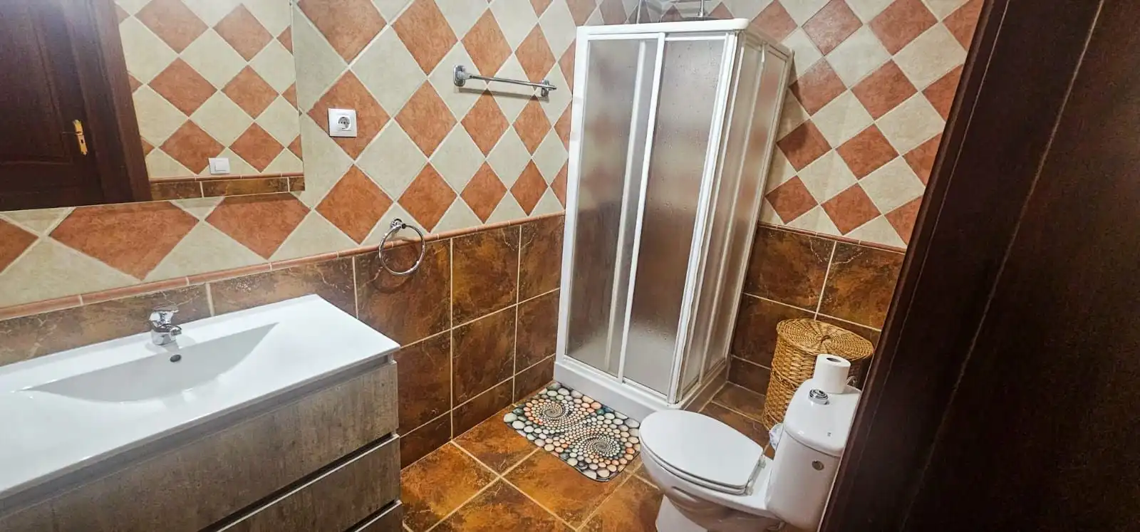 Bany de Casa o xalet en venda en Antigua amb Jardí privat, Terrassa i Piscina