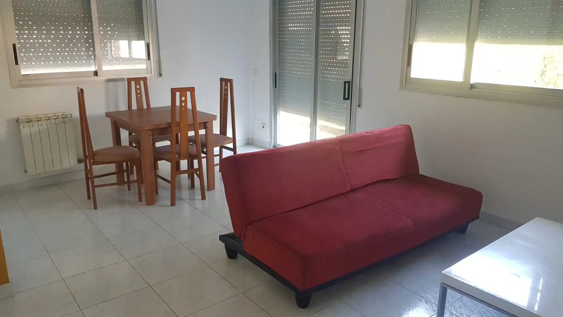 Living room of Flat for rent in Girona  with Heating, Terrace and Furnished