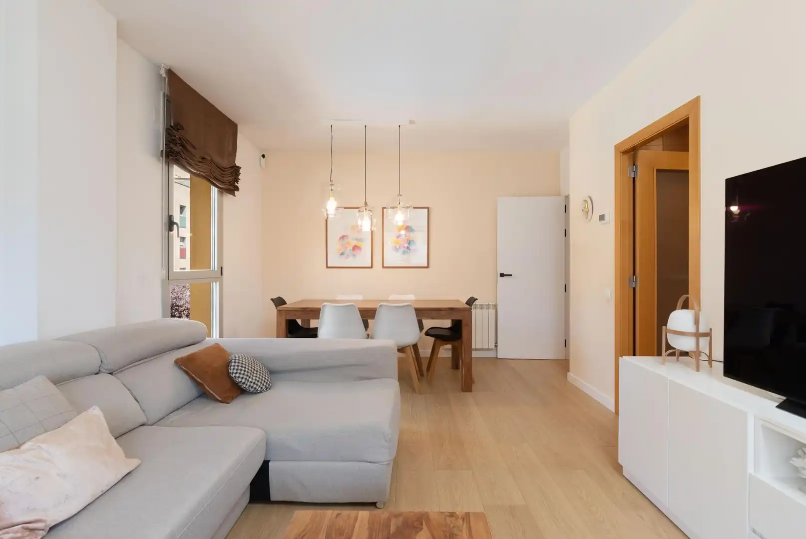 Sala de estar de Piso en venta en Terrassa con Calefacción y Piscina comunitaria