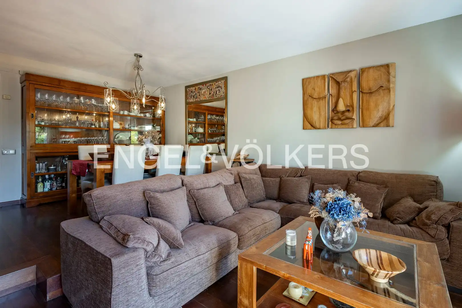 Living room of Houses for sale in Sant Feliu de Llobregat  with Heating, Private garden and Terrace