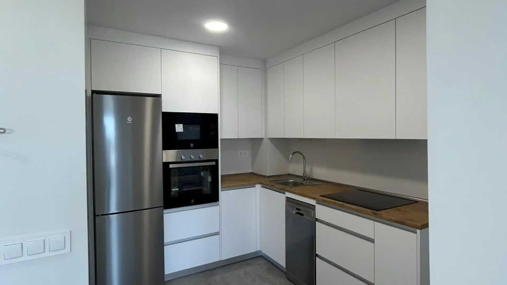 Cocina de Piso de alquiler en Madrid con Calefacción, Jardín privado y Terraza