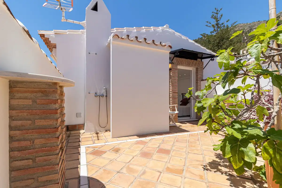 Jardí de Casa adosada en venda en Mijas amb Aire condicionat, Terrassa i Traster