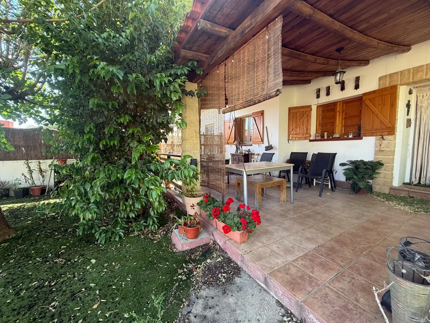 Terraza de Casa o chalet en venta en Escatrón con Jardín privado, Amueblado y Lavadora
