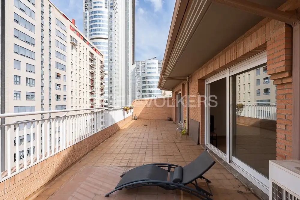 Terrassa de Àtic de lloguer en Valencia amb Aire condicionat, Calefacció i Parquet