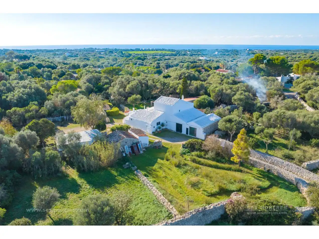 Casa rústica amb jardí en venda a Sant Lluís - S'Ullestrar - Torret