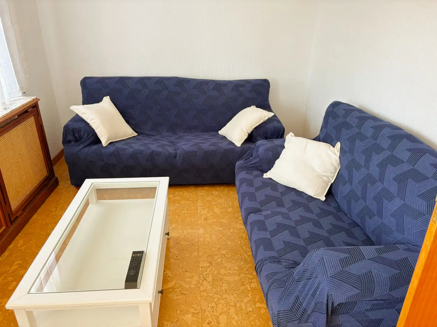 Living room of Flat for sale in Palencia  with Heating, Terrace and Furnished