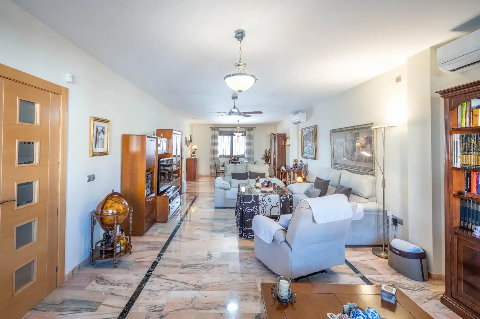 Sala de estar de Casa o chalet en venta en Albolote con Aire acondicionado, Calefacción y Terraza