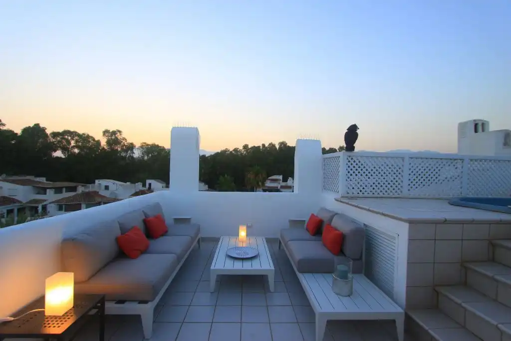 Terraza de Ático en venta en Marbella con Aire acondicionado, Calefacción y Terraza
