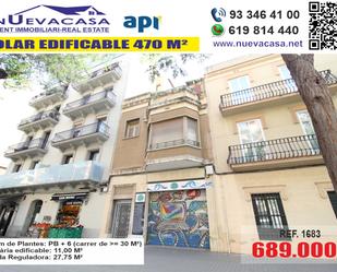 Exterior view of Residential for sale in  Barcelona Capital