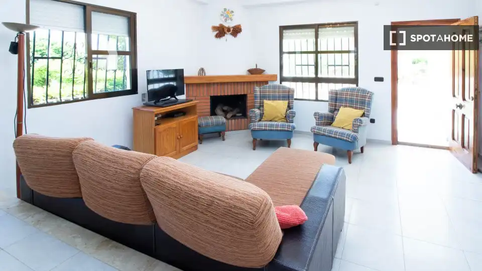 Living room of Flat for rent in Sueca  with Air Conditioner, Heating and Furnished